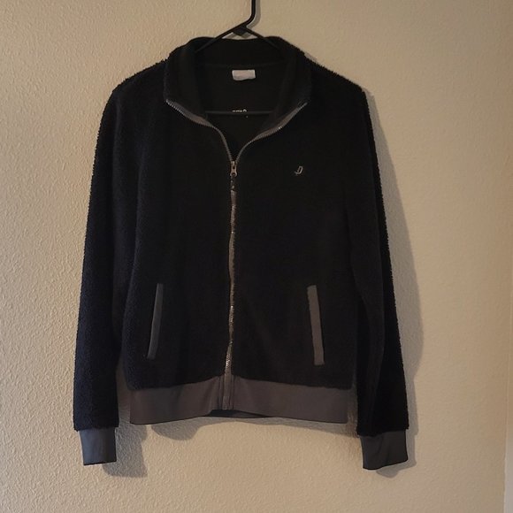 PENN WOMENS BLACK ZIPPER TENNIS JACKET - Picture 2 of 6